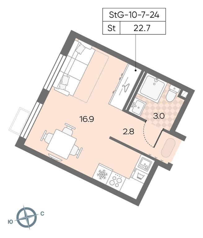 Apartment Sale, 22.6 sq. m. at Luchi, Proizvodstvennaya Street, 12к1, Moscow, Russia #1 Apartment Sale, 22.6 sq. m. at Luchi, Proizvodstvennaya Street, 12к1, Moscow, Russia #1