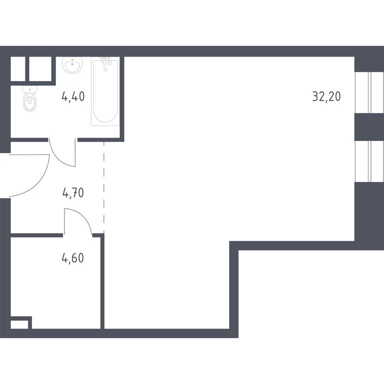 Apartment Sale, 45.7平方米 at Stremyannyj 2, Stremyanniy Lane, 2, Moscow, Russia #1 Apartment Sale, 45.7平方米 at Stremyannyj 2, Stremyanniy Lane, 2, Moscow, Russia #1