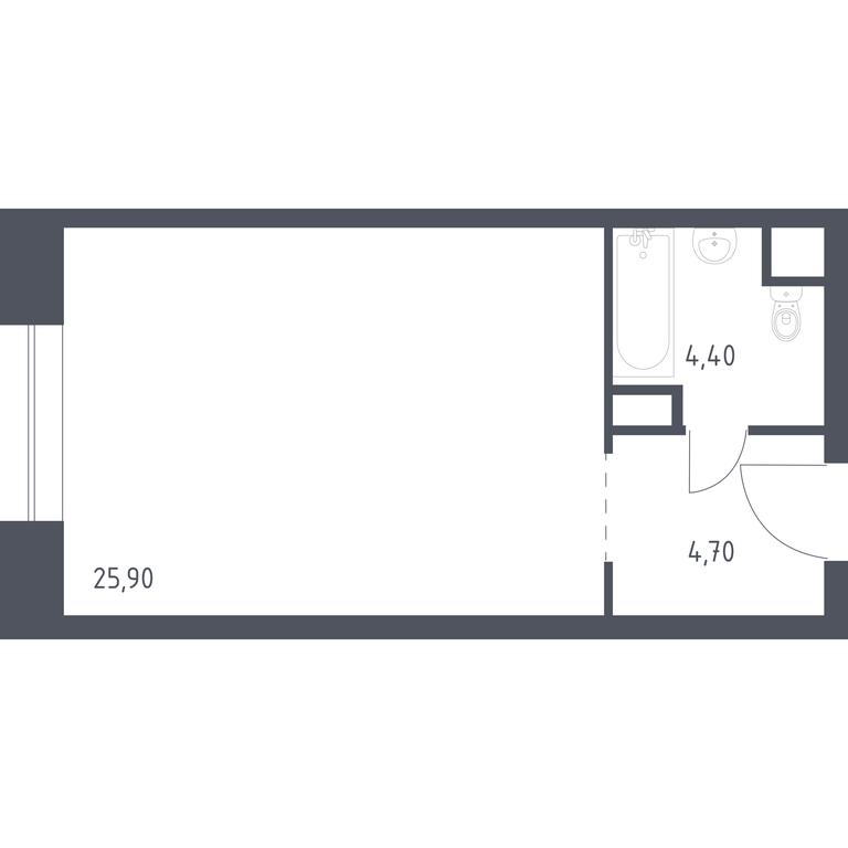 Apartment Sale, 35 sq. m. at Stremyannyj 2, Stremyanniy Lane, 2, Moscow, Russia #1