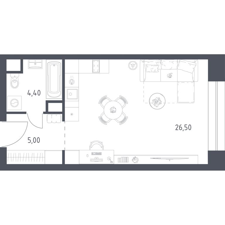Apartment Sale, 35.9 sq. m. at Stremyannyj 2, Stremyanniy Lane, 2, Moscow, Russia #2 Apartment Sale, 35.9 sq. m. at Stremyannyj 2, Stremyanniy Lane, 2, Moscow, Russia #2