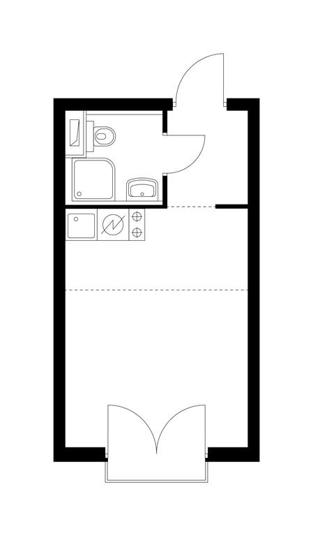 Apartment Sale, 20 sq. m. at Rustaveli 14, Rustaveli Street, 14с20, Moscow, Russia #1