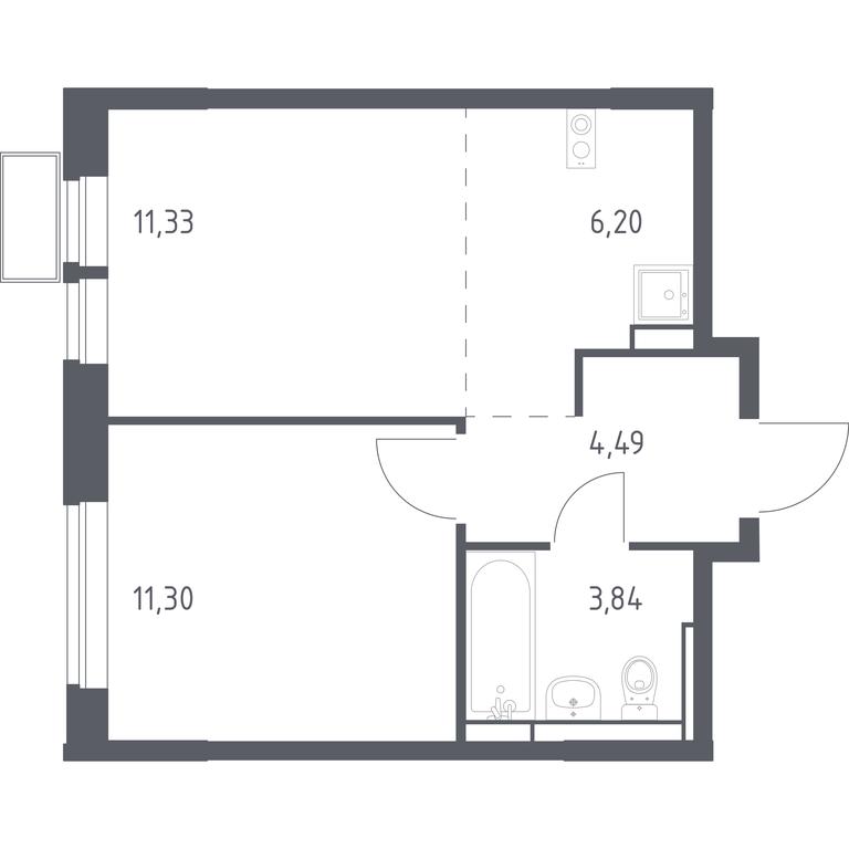 Apartment Sale, 37.16 sq. m. at Novoe Vidnoe, Kalinovka Village, Leninskiy City District, Moscow Region, Russia #1 Apartment Sale, 37.16 sq. m. at Novoe Vidnoe, Kalinovka Village, Leninskiy City District, Moscow Region, Russia #1