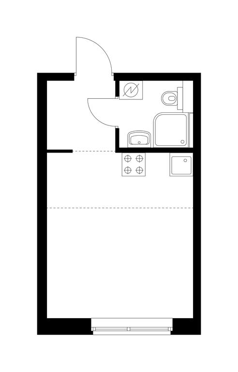 Apartment Sale, 21.63 sq. m. at Green Park, Beryozovaya Alley, 17к1, Moscow, Russia #1