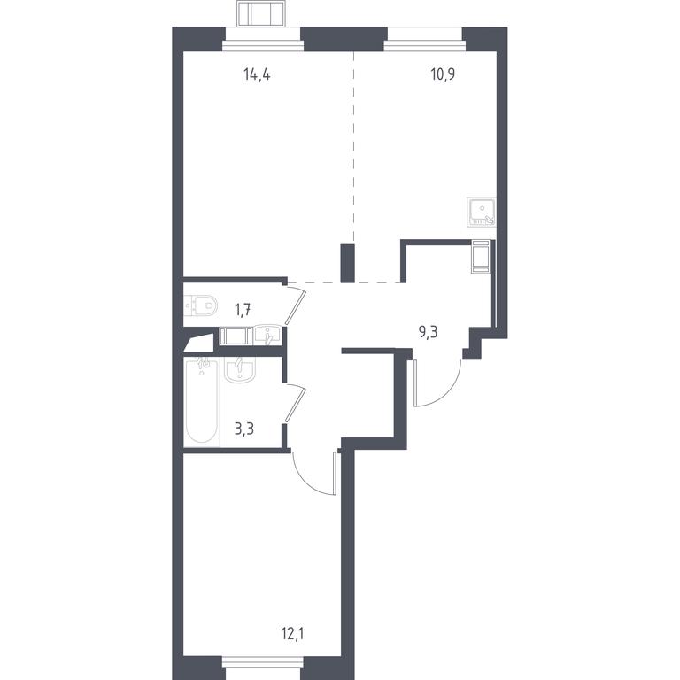 Apartment Sale, 52.1 sq. m. at Liubertsy, ulitsa Kamova, 5к1, Lyubertsy, Moscow Region, Russia #1 Apartment Sale, 52.1 sq. m. at Liubertsy, ulitsa Kamova, 5к1, Lyubertsy, Moscow Region, Russia #1