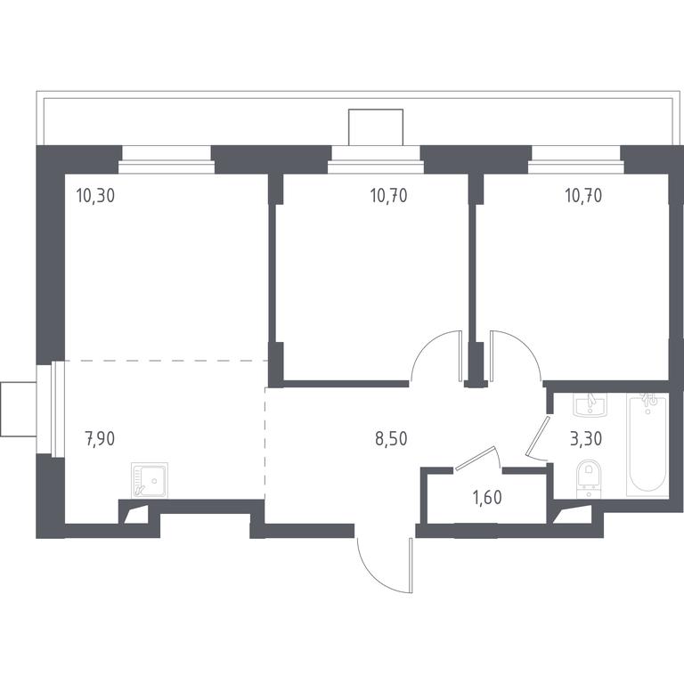 1-BD Apartment Sale, 54.3 sq. m. at Liubertsy, ulitsa Kamova, 5к1, Lyubertsy, Moscow Region, Russia #1 1-BD Apartment Sale, 54.3 sq. m. at Liubertsy, ulitsa Kamova, 5к1, Lyubertsy, Moscow Region, Russia #1