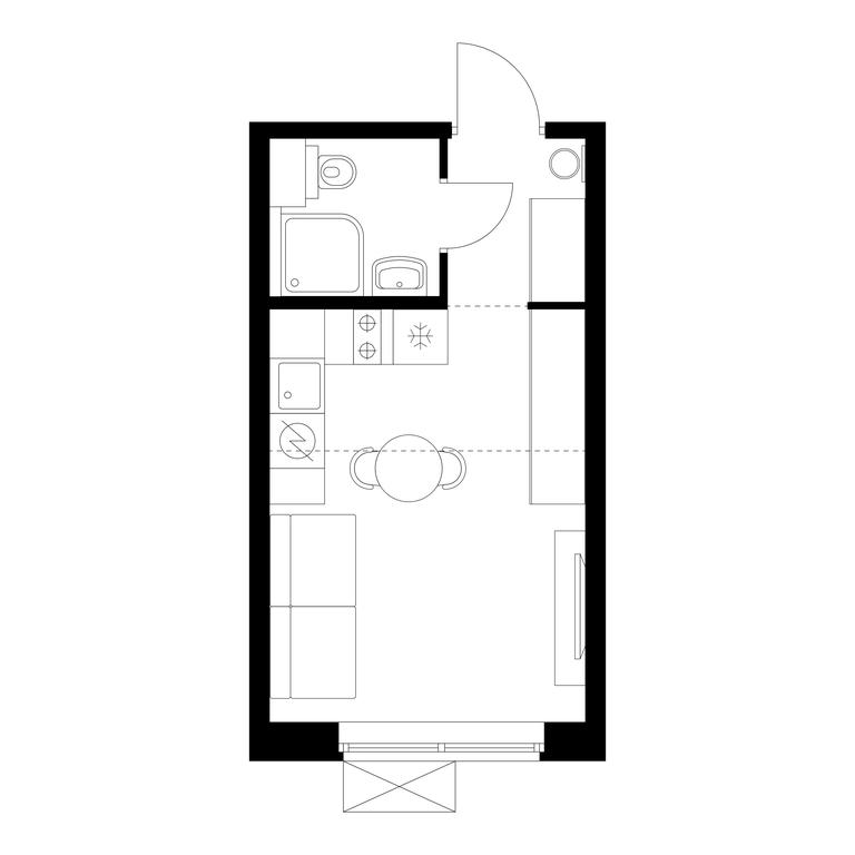 Apartment Sale, 19.8 sq. m. at Yutanovo, Gazoprovod Street, 6Гс31, Moscow, Russia #2 Apartment Sale, 19.8 sq. m. at Yutanovo, Gazoprovod Street, 6Гс31, Moscow, Russia #2