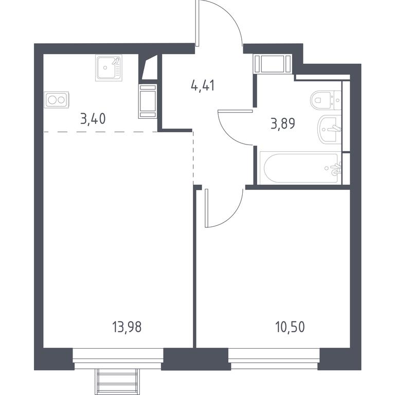 Apartment Sale, 35.6 sq. m. at Pribrezhnyi Park, Pribrezhniy Park Residential Complex, Village of Yam, Domodedovo City District, Moscow Region, Russia #1 Apartment Sale, 35.6 sq. m. at Pribrezhnyi Park, Pribrezhniy Park Residential Complex, Village of Yam, Domodedovo City District, Moscow Region, Russia #1