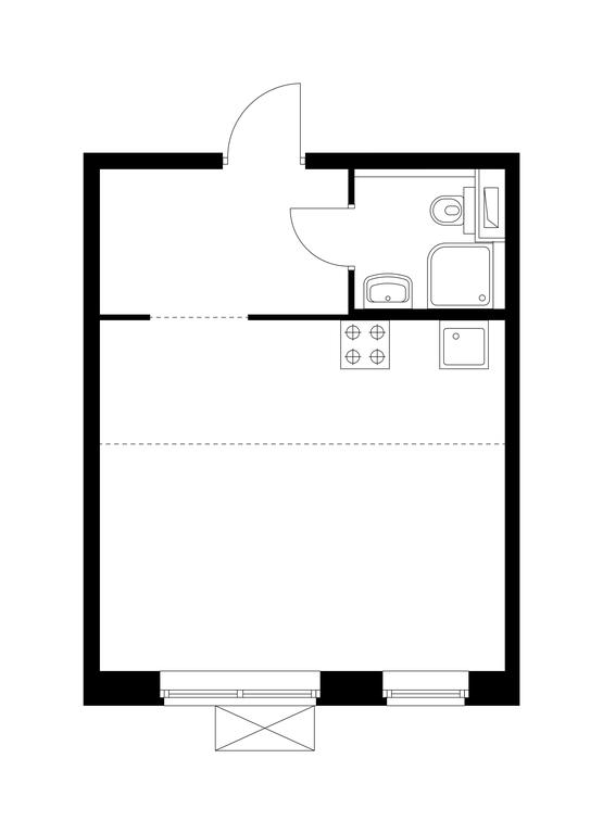 Apartment Sale, 28.6平方米 at Vostochnoe Butovo, Krymskaya Street, 13, rabochiy posyolok Bobrovo, Leninskiy City District, Moscow Region, Russia #1 Apartment Sale, 28.6平方米 at Vostochnoe Butovo, Krymskaya Street, 13, rabochiy posyolok Bobrovo, Leninskiy City District, Moscow Region, Russia #1