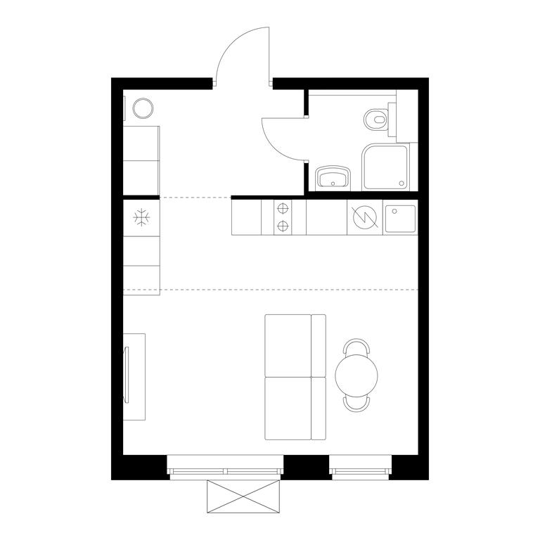 Apartment Sale, 28.6平方米 at Vostochnoe Butovo, Krymskaya Street, 13, rabochiy posyolok Bobrovo, Leninskiy City District, Moscow Region, Russia #2 Apartment Sale, 28.6平方米 at Vostochnoe Butovo, Krymskaya Street, 13, rabochiy posyolok Bobrovo, Leninskiy City District, Moscow Region, Russia #2