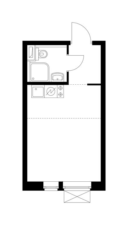 Apartment Sale, 19.9 sq. m. at Michurinskiy Park, Ozyornaya Street, 44А, Moscow, Russia #1