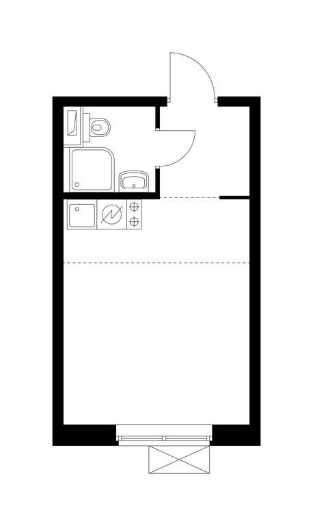 Apartment Sale, 22 sq. m. at Michurinskiy Park, Ozyornaya Street, 44А, Moscow, Russia #1