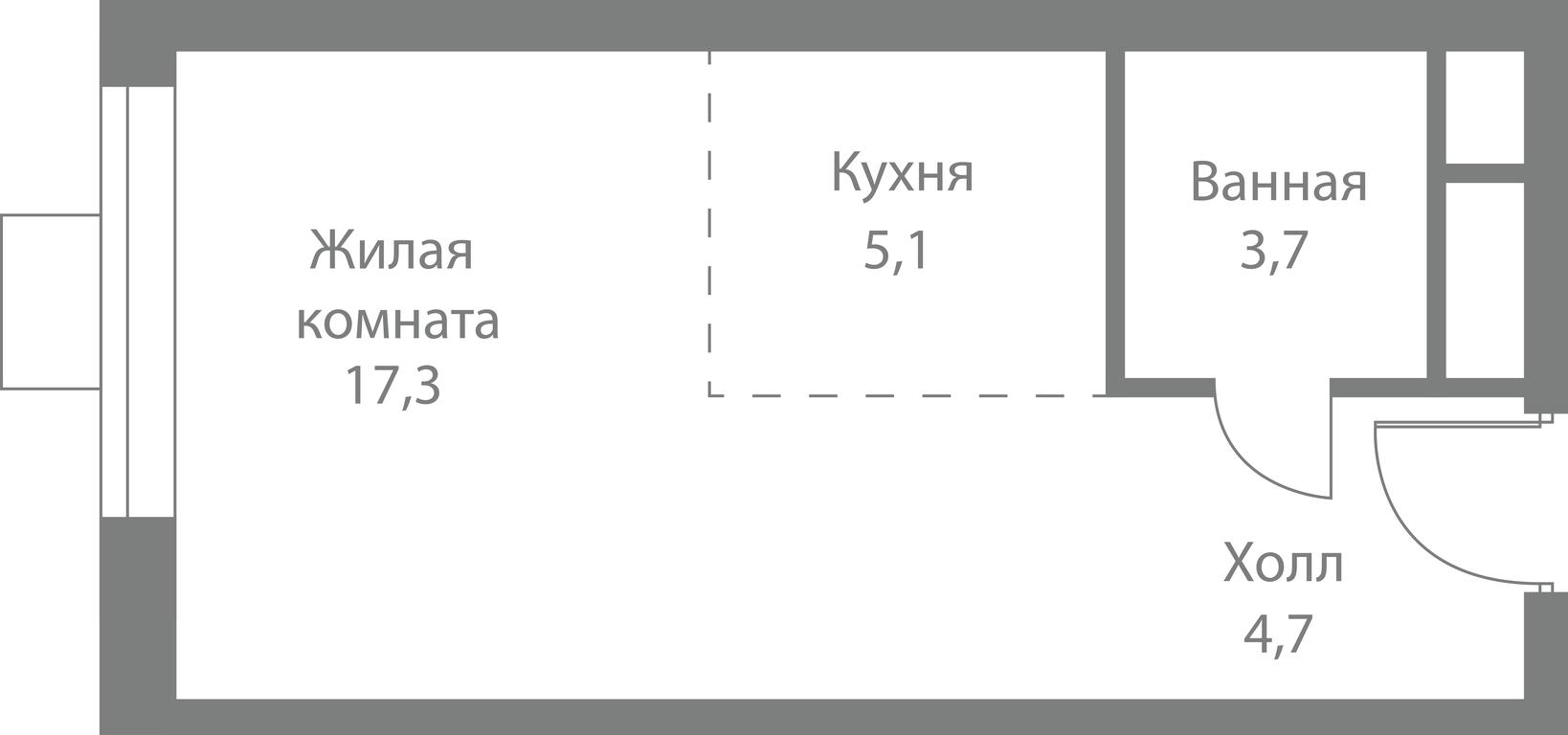 Apartment Sale, 30.8平方米 at Stellar City, Skolkovskoye Highway, 1, Moscow, Russia #1 Apartment Sale, 30.8平方米 at Stellar City, Skolkovskoye Highway, 1, Moscow, Russia #1
