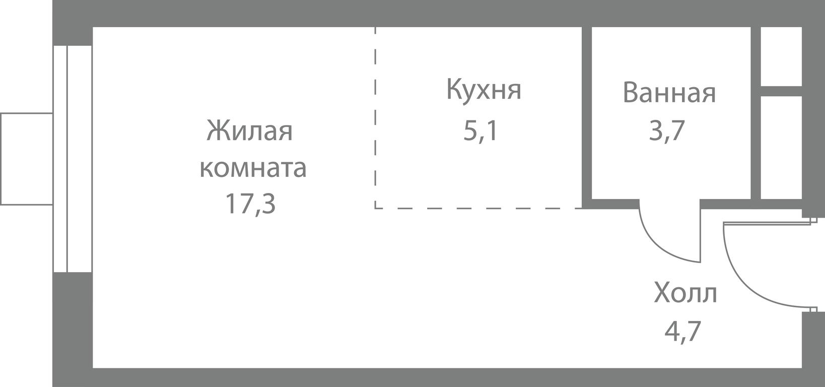 Apartment Sale, 30.8平方米 at Stellar City, Skolkovskoye Highway, 1, Moscow, Russia #1 Apartment Sale, 30.8平方米 at Stellar City, Skolkovskoye Highway, 1, Moscow, Russia #1