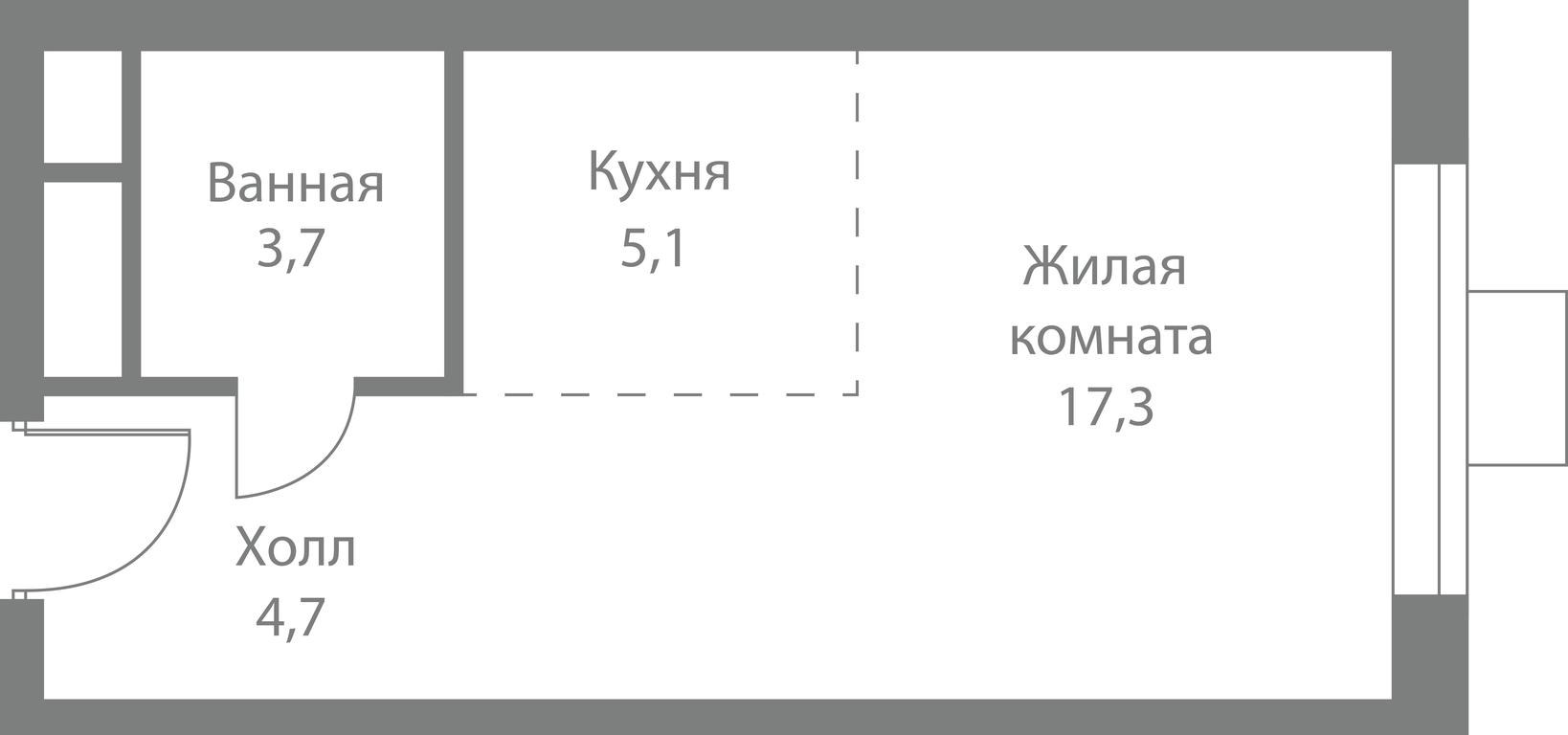 Apartment Sale, 31.1平方米 at Stellar City, Skolkovskoye Highway, 1, Moscow, Russia #1 Apartment Sale, 31.1平方米 at Stellar City, Skolkovskoye Highway, 1, Moscow, Russia #1