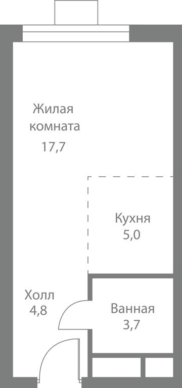Apartment Sale, 31.2平方米 at Stellar City, Skolkovskoye Highway, 1, Moscow, Russia #1 Apartment Sale, 31.2平方米 at Stellar City, Skolkovskoye Highway, 1, Moscow, Russia #1