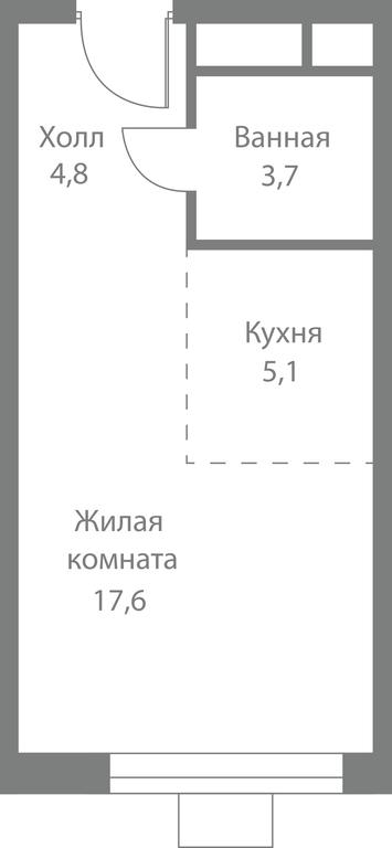 Apartment Sale, 31.2平方米 at Stellar City, Skolkovskoye Highway, 1, Moscow, Russia #1 Apartment Sale, 31.2平方米 at Stellar City, Skolkovskoye Highway, 1, Moscow, Russia #1