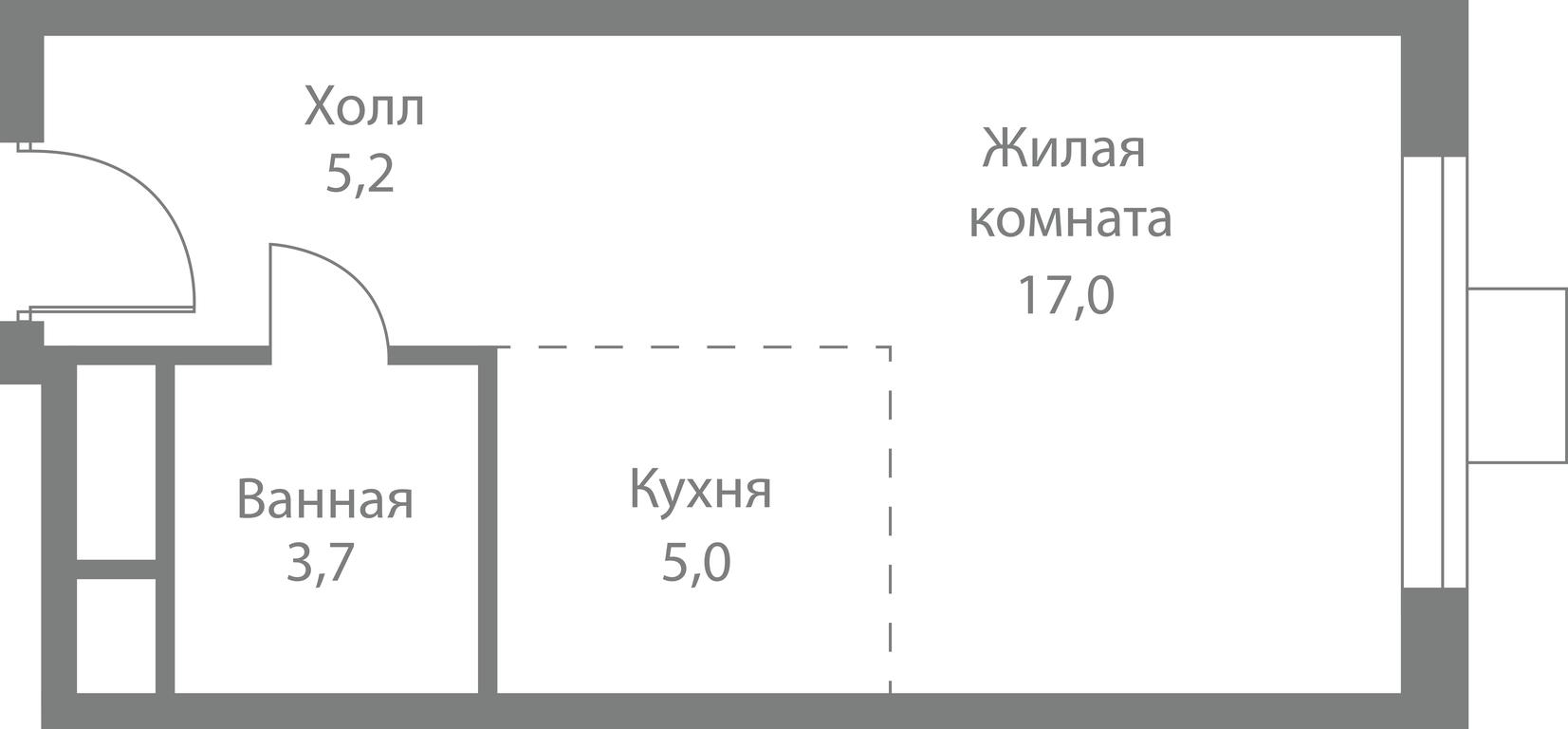 Apartment Sale, 30.9平方米 at Stellar City, Skolkovskoye Highway, 1, Moscow, Russia #1 Apartment Sale, 30.9平方米 at Stellar City, Skolkovskoye Highway, 1, Moscow, Russia #1