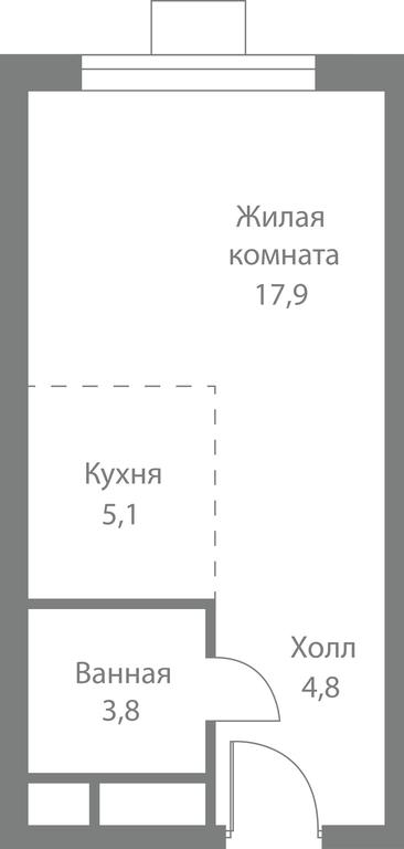 Apartment Sale, 31.6平方米 at Stellar City, Skolkovskoye Highway, 1, Moscow, Russia #1 Apartment Sale, 31.6平方米 at Stellar City, Skolkovskoye Highway, 1, Moscow, Russia #1