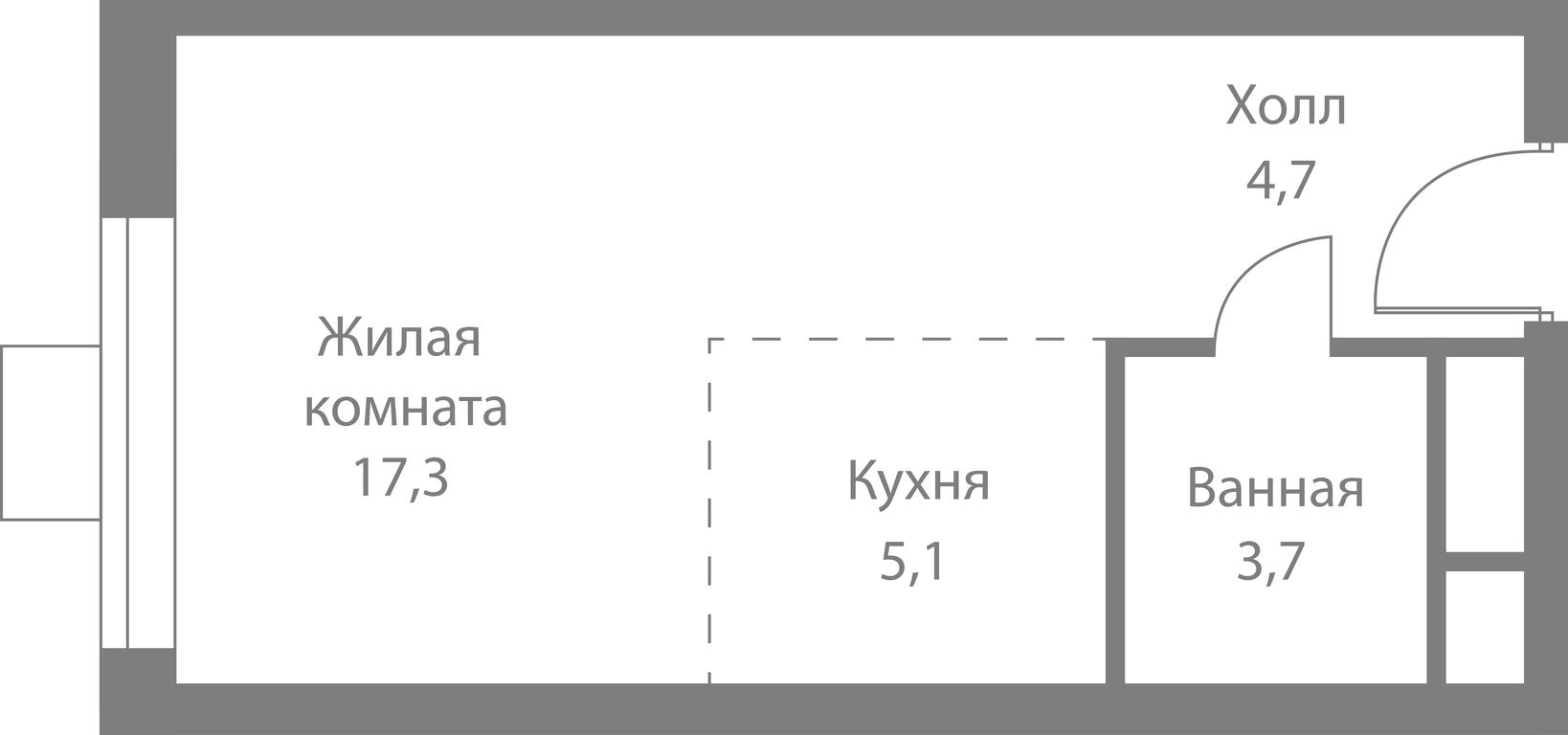 Apartment Sale, 30.8平方米 at Stellar City, Skolkovskoye Highway, 1, Moscow, Russia #1 Apartment Sale, 30.8平方米 at Stellar City, Skolkovskoye Highway, 1, Moscow, Russia #1