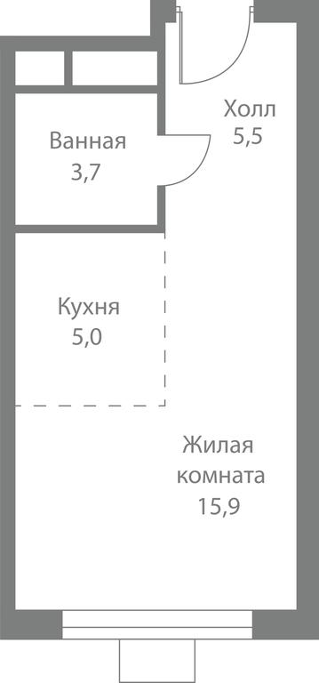 Apartment Sale, 30.1平方米 at Stellar City, Skolkovskoye Highway, 1, Moscow, Russia #1 Apartment Sale, 30.1平方米 at Stellar City, Skolkovskoye Highway, 1, Moscow, Russia #1