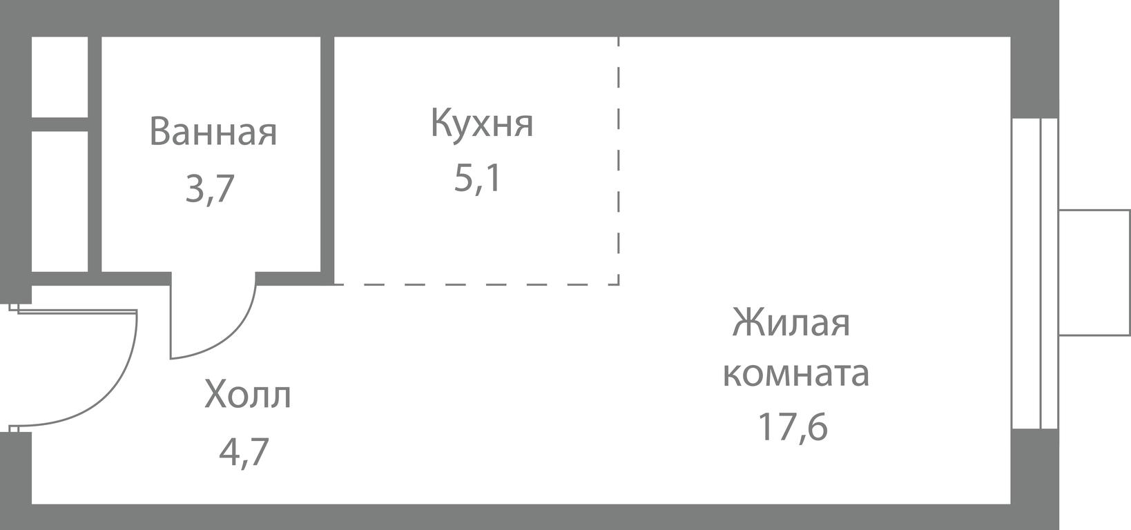 Apartment Sale, 31.1平方米 at Stellar City, Skolkovskoye Highway, 1, Moscow, Russia #1 Apartment Sale, 31.1平方米 at Stellar City, Skolkovskoye Highway, 1, Moscow, Russia #1