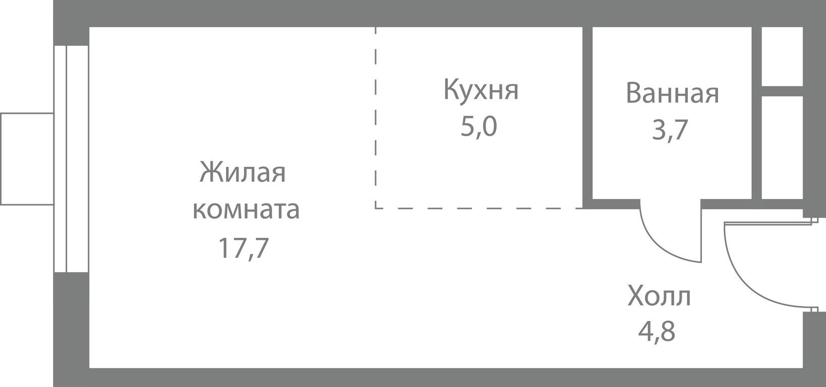 Apartment Sale, 31.2平方米 at Stellar City, Skolkovskoye Highway, 1, Moscow, Russia #1 Apartment Sale, 31.2平方米 at Stellar City, Skolkovskoye Highway, 1, Moscow, Russia #1