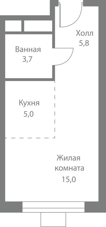 Apartment Sale, 29.5平方米 at Stellar City, Skolkovskoye Highway, 1, Moscow, Russia #1 Apartment Sale, 29.5平方米 at Stellar City, Skolkovskoye Highway, 1, Moscow, Russia #1