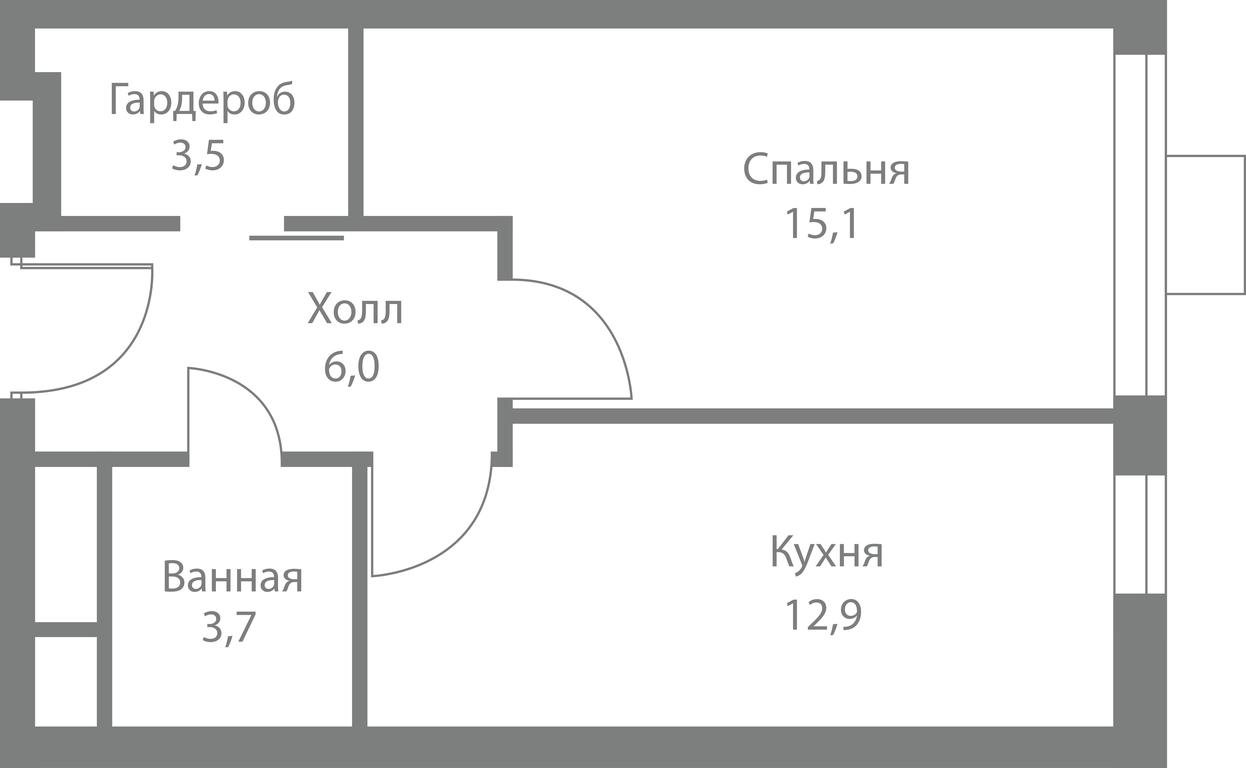 1-BD Apartment Sale, 41.2 sq. m. at Stellar City, Skolkovskoye Highway, 1, Moscow, Russia #1 1-BD Apartment Sale, 41.2 sq. m. at Stellar City, Skolkovskoye Highway, 1, Moscow, Russia #1