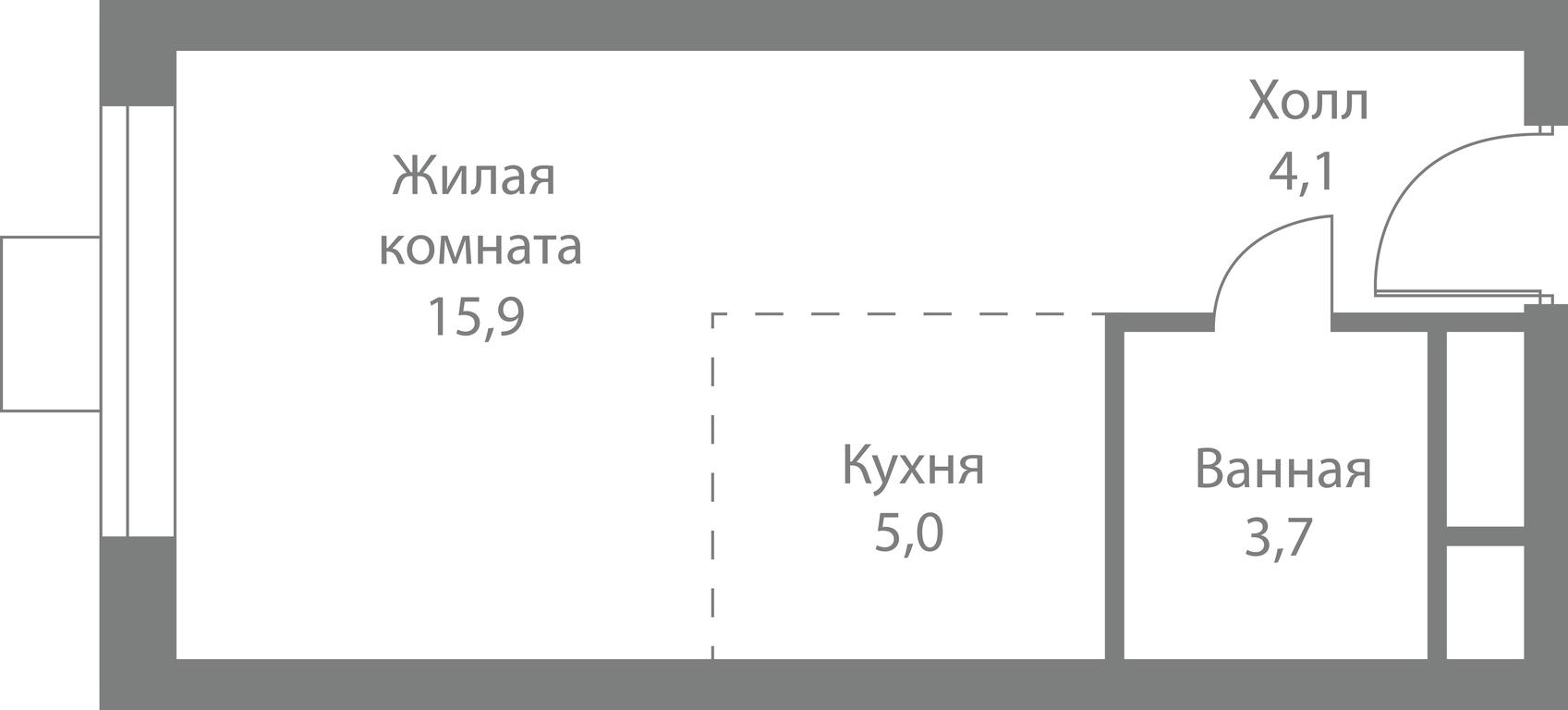 Apartment Sale, 28.7 sq. m. at Stellar City, Skolkovskoye Highway, 1, Moscow, Russia #1 Apartment Sale, 28.7 sq. m. at Stellar City, Skolkovskoye Highway, 1, Moscow, Russia #1