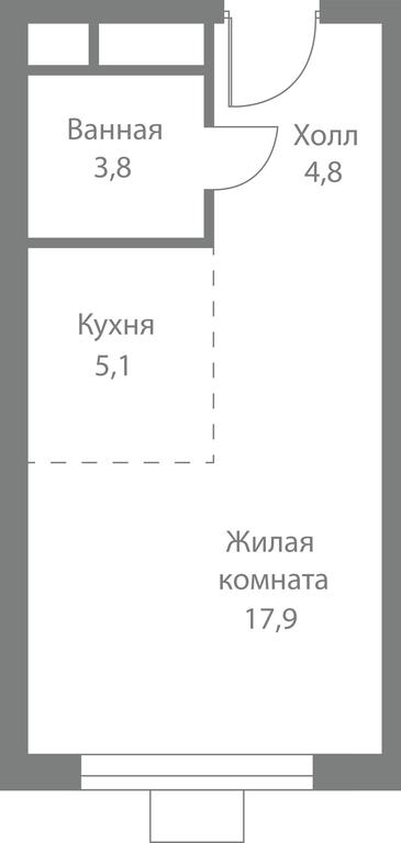 Apartment Sale, 31.6平方米 at Stellar City, Skolkovskoye Highway, 1, Moscow, Russia #1 Apartment Sale, 31.6平方米 at Stellar City, Skolkovskoye Highway, 1, Moscow, Russia #1