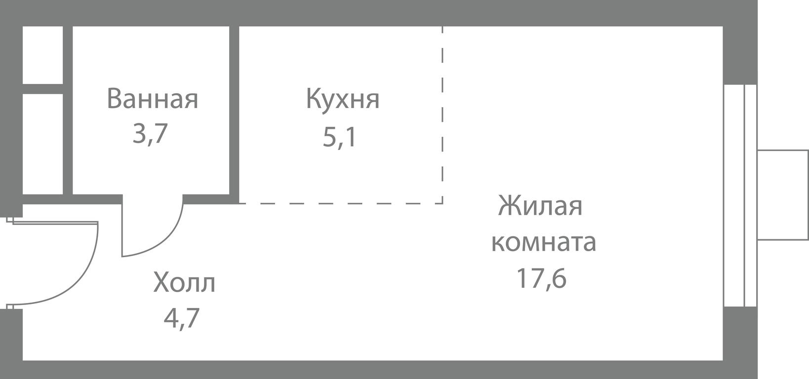 Apartment Sale, 31.1平方米 at Stellar City, Skolkovskoye Highway, 1, Moscow, Russia #1 Apartment Sale, 31.1平方米 at Stellar City, Skolkovskoye Highway, 1, Moscow, Russia #1