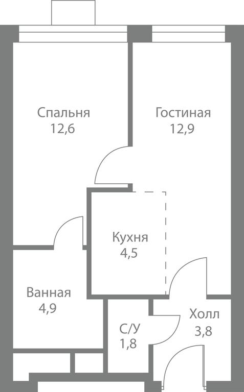 2-BD Apartment Sale, 40.5平方米 at Stellar City, Skolkovskoye Highway, 1, Moscow, Russia #1 2-BD Apartment Sale, 40.5平方米 at Stellar City, Skolkovskoye Highway, 1, Moscow, Russia #1