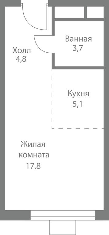 Apartment Sale, 31.4 sq. m. at Stellar City, Skolkovskoye Highway, 1, Moscow, Russia #1 Apartment Sale, 31.4 sq. m. at Stellar City, Skolkovskoye Highway, 1, Moscow, Russia #1