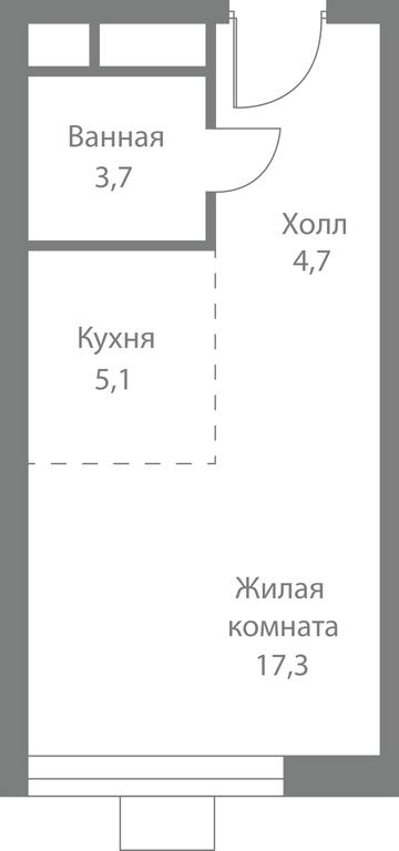 Apartment Sale, 30.8平方米 at Stellar City, Skolkovskoye Highway, 1, Moscow, Russia #1 Apartment Sale, 30.8平方米 at Stellar City, Skolkovskoye Highway, 1, Moscow, Russia #1