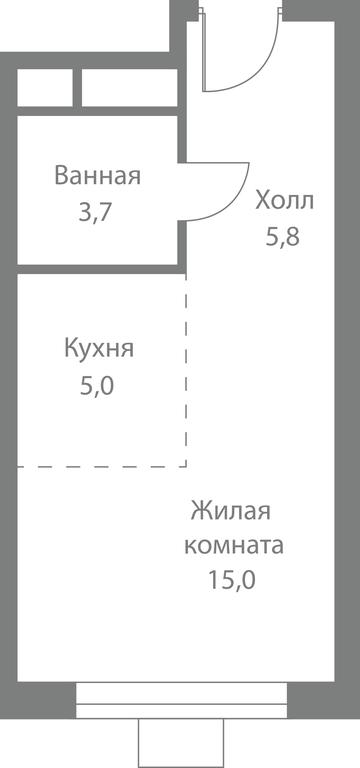 Apartment Sale, 29.9 sq. m. at Stellar City, Skolkovskoye Highway, 1, Moscow, Russia #1 Apartment Sale, 29.9 sq. m. at Stellar City, Skolkovskoye Highway, 1, Moscow, Russia #1