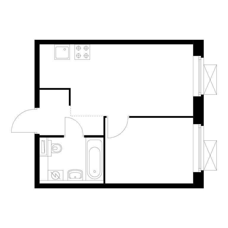 Продажа 1-комн. квартиры, 32 м² в ЖК «Люблинский парк», Люблинская улица, 78к2, Москва, Россия #1