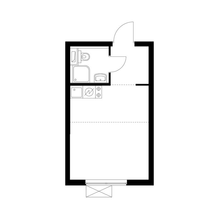 Apartment Sale, 21.5 sq. m. at Bolshaya Ochakovskaya 2, Bolshaya Ochakovskaya Street, 2с23, Moscow, Russia #1 Apartment Sale, 21.5 sq. m. at Bolshaya Ochakovskaya 2, Bolshaya Ochakovskaya Street, 2с23, Moscow, Russia #1