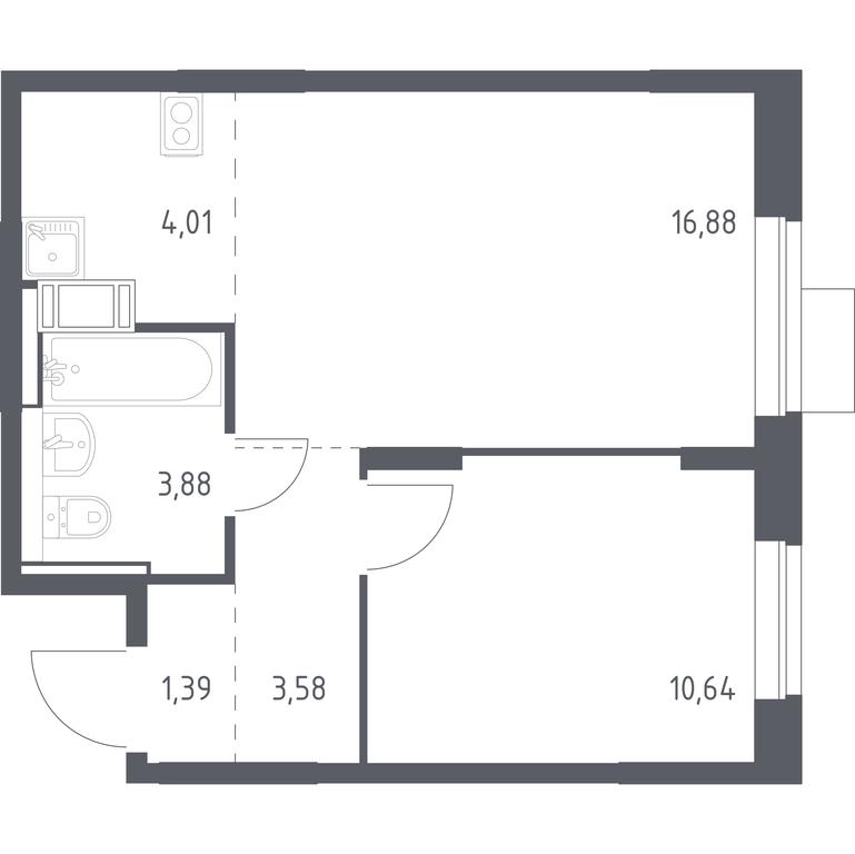 Apartment Sale, 40.38平方米 at Piatnitskie Luga, Pyatnitskoye Highway, 2, derevnya Yurlovo, Solnechnogorsk City District, Moscow Region, Russia #1 Apartment Sale, 40.38平方米 at Piatnitskie Luga, Pyatnitskoye Highway, 2, derevnya Yurlovo, Solnechnogorsk City District, Moscow Region, Russia #1