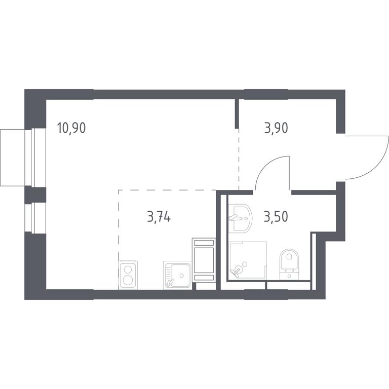 Apartment Sale, 22.04平方米 at Piatnitskie Luga, Pyatnitskoye Highway, 2, derevnya Yurlovo, Solnechnogorsk City District, Moscow Region, Russia #1 Apartment Sale, 22.04平方米 at Piatnitskie Luga, Pyatnitskoye Highway, 2, derevnya Yurlovo, Solnechnogorsk City District, Moscow Region, Russia #1