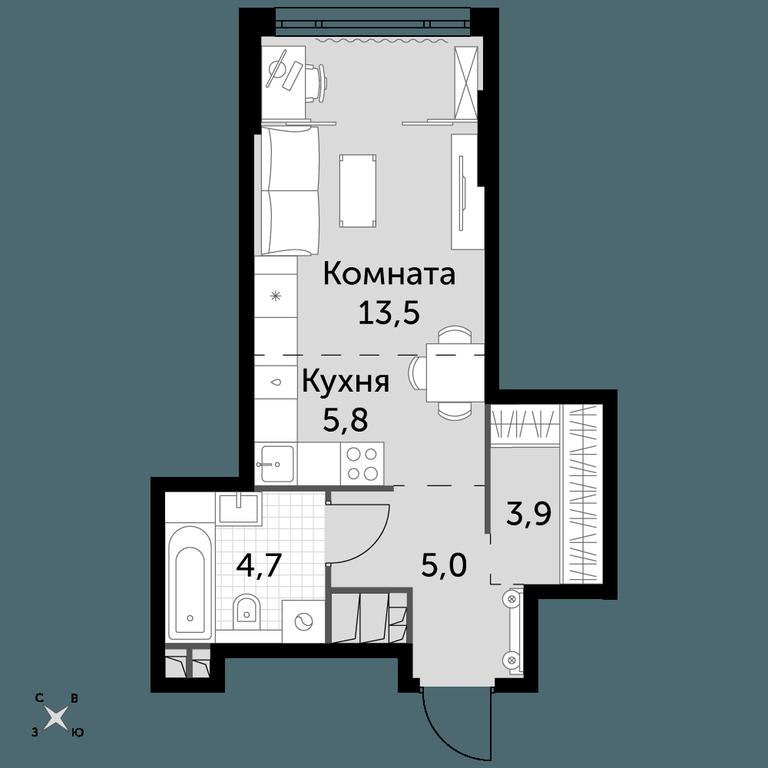 Apartment Sale, 32.9 sq. m. at Rotterdam, Varshavskoye Highway, 37Ак1с2, Moscow, Russia #1 Apartment Sale, 32.9 sq. m. at Rotterdam, Varshavskoye Highway, 37Ак1с2, Moscow, Russia #1