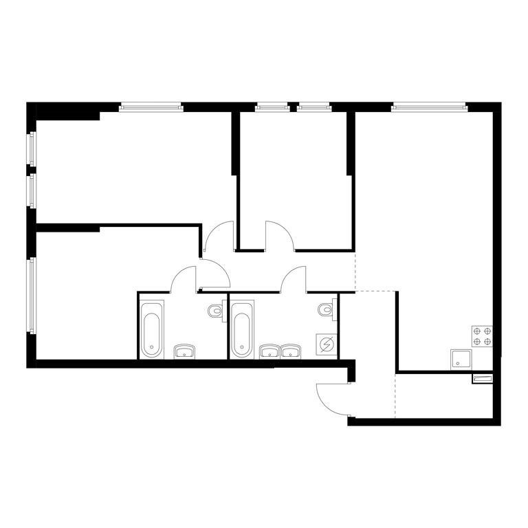 3-BD Apartment Sale, 94.8 sq. m. at Kronshtadtskiy 9, Kronshtadtsky Boulevard, 9с21, Moscow, Russia #1 3-BD Apartment Sale, 94.8 sq. m. at Kronshtadtskiy 9, Kronshtadtsky Boulevard, 9с21, Moscow, Russia #1