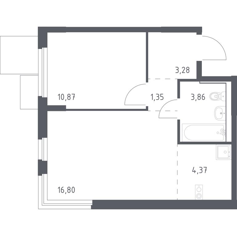 Apartment Sale, 40.53平方米 at Mytishchi Park, Silikatnaya ulitsa, 41к3, Mytischi, Moscow Region, Russia #1 Apartment Sale, 40.53平方米 at Mytishchi Park, Silikatnaya ulitsa, 41к3, Mytischi, Moscow Region, Russia #1