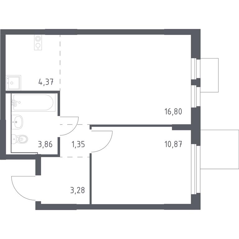 Apartment Sale, 40.53 sq. m. at Mytishchi Park, Silikatnaya ulitsa, 41к3, Mytischi, Moscow Region, Russia #1 Apartment Sale, 40.53 sq. m. at Mytishchi Park, Silikatnaya ulitsa, 41к3, Mytischi, Moscow Region, Russia #1