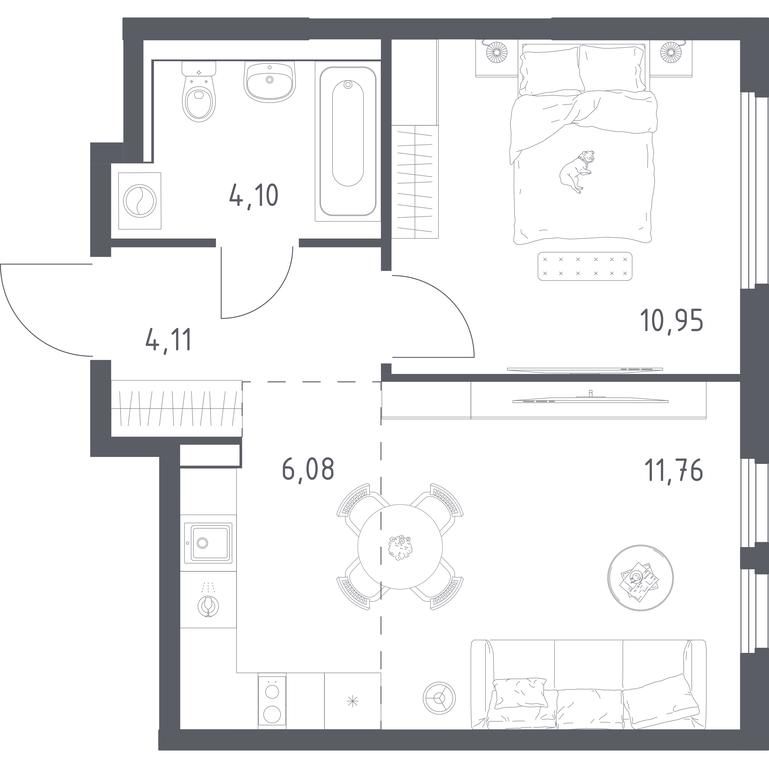 Apartment Sale, 37 sq. m. at Prigorod Lesnoe, Molodyozhny bulvar, 6, derevnya Misaylovo, Leninskiy City District, Moscow Region, Russia #2 Apartment Sale, 37 sq. m. at Prigorod Lesnoe, Molodyozhny bulvar, 6, derevnya Misaylovo, Leninskiy City District, Moscow Region, Russia #2