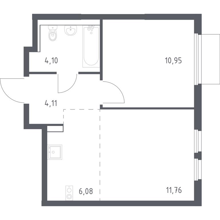 Apartment Sale, 37 sq. m. at Prigorod Lesnoe, Molodyozhny bulvar, 6, derevnya Misaylovo, Leninskiy City District, Moscow Region, Russia #1 Apartment Sale, 37 sq. m. at Prigorod Lesnoe, Molodyozhny bulvar, 6, derevnya Misaylovo, Leninskiy City District, Moscow Region, Russia #1