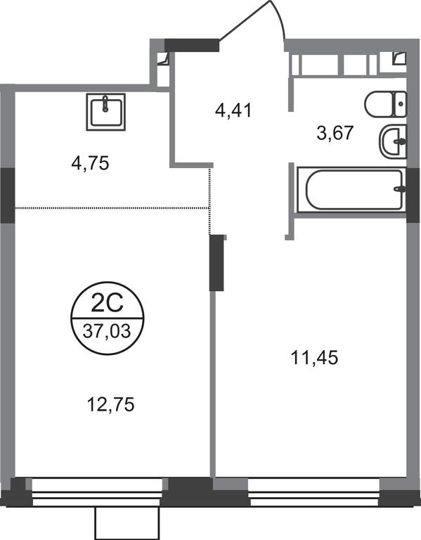 2-BD Apartment Sale, 37.03 sq. m. at Novograd Pavlino, Kosinskoye shosse, 2, Novoye Pavlino Microdistrict, Balashikha, Moscow Region, Russia #1 2-BD Apartment Sale, 37.03 sq. m. at Novograd Pavlino, Kosinskoye shosse, 2, Novoye Pavlino Microdistrict, Balashikha, Moscow Region, Russia #1