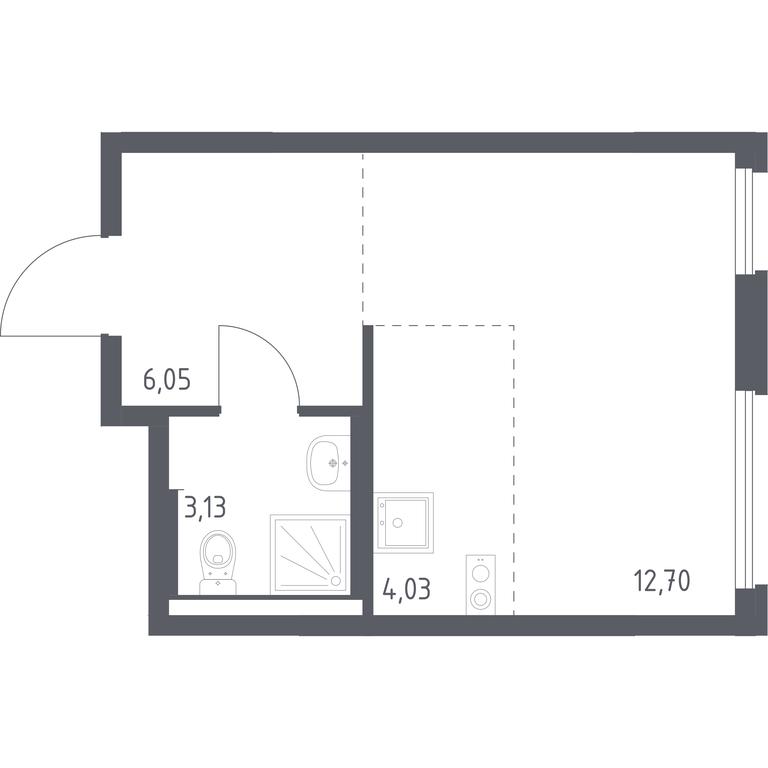 Apartment Sale, 25.91 sq. m. at Novoe Vnukovo, kvartal № 38, Kokoshkino Settlement, Moscow, Russia #1 Apartment Sale, 25.91 sq. m. at Novoe Vnukovo, kvartal № 38, Kokoshkino Settlement, Moscow, Russia #1
