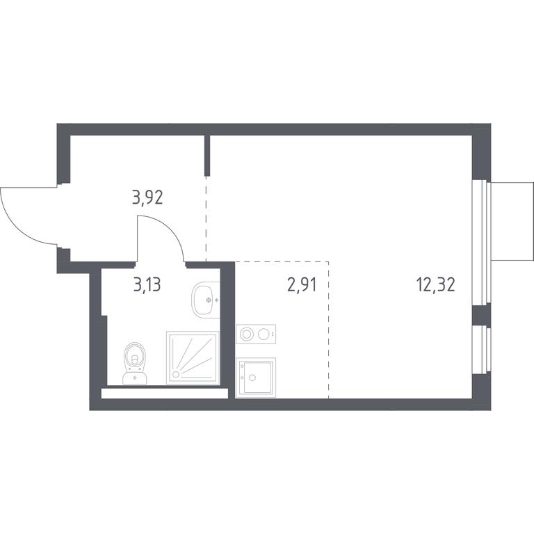 Apartment Sale, 22.28 sq. m. at Gorki Park, Shkolnaya ulitsa, 2, derevnya Korobovo, Leninskiy City District, Moscow Region, Russia #1 Apartment Sale, 22.28 sq. m. at Gorki Park, Shkolnaya ulitsa, 2, derevnya Korobovo, Leninskiy City District, Moscow Region, Russia #1