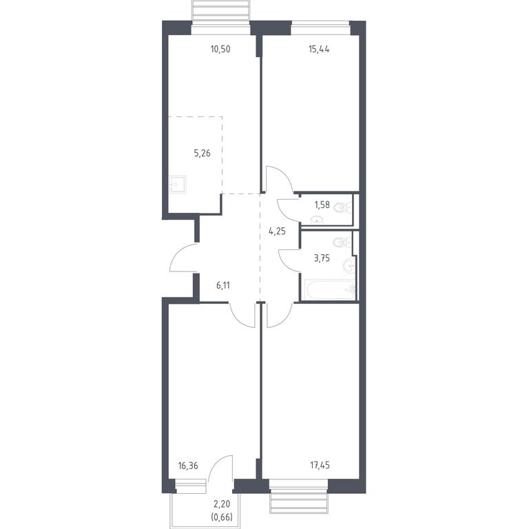 2-BD Apartment Sale, 81.36 sq. m. at Rublevskiy Kvartal, Laykovo Green Quarter, zhiloy kompleks Gorod-sobytiye Laykovo, selo Laykovo, Odintsovskiy City District, Moscow Region, Russia #1 2-BD Apartment Sale, 81.36 sq. m. at Rublevskiy Kvartal, Laykovo Green Quarter, zhiloy kompleks Gorod-sobytiye Laykovo, selo Laykovo, Odintsovskiy City District, Moscow Region, Russia #1