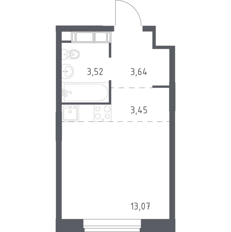 Apartment Sale, 23.9 sq. m. at Novograd Pavlino, Kosinskoye shosse, 2, Novoye Pavlino Microdistrict, Balashikha, Moscow Region, Russia #1 Apartment Sale, 23.9 sq. m. at Novograd Pavlino, Kosinskoye shosse, 2, Novoye Pavlino Microdistrict, Balashikha, Moscow Region, Russia #1